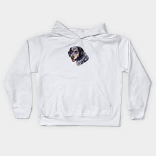 Bluetick Coonhound Dog Kids Hoodie